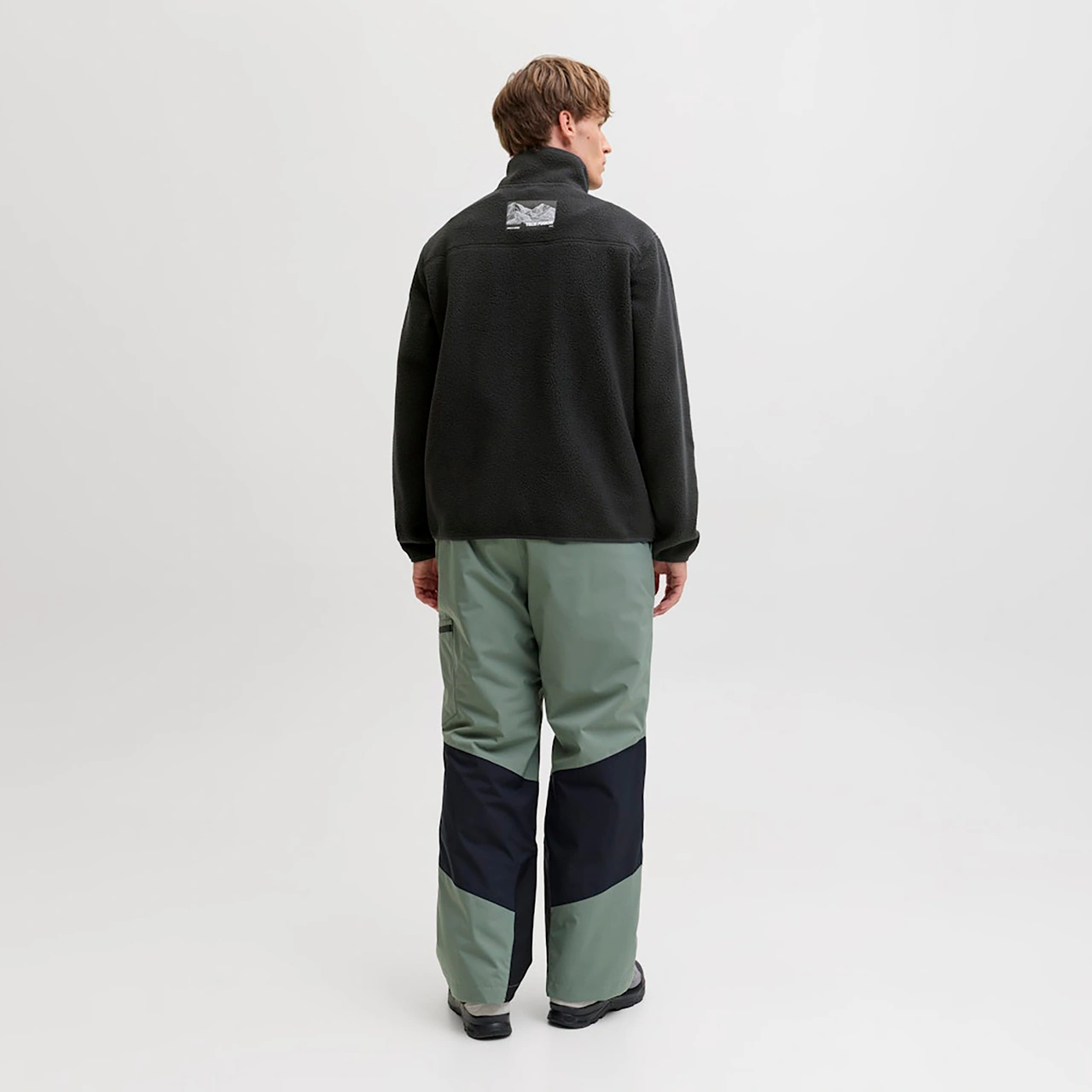 Jack & Jones Alpes Erkek Siyah Polar Ceket 12284827-bbt Siyah