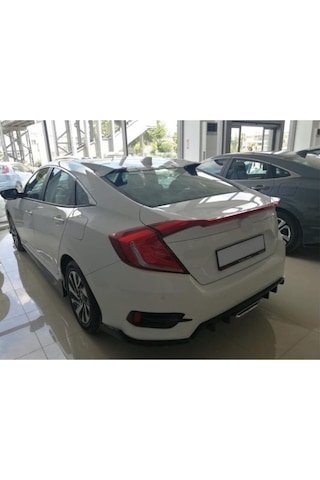 Honda Cıvıc Fc5 2016-2021 Typer Model Cam Üstü Spoıler  Boyasız