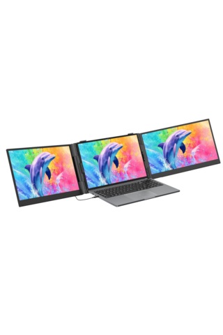 Dcm8 Pro Çift 15.3" Ips 1920x1200 Taşınabilir İkili Monitör,laptop Ekran Genişletici,60hz,180 ,usb-c