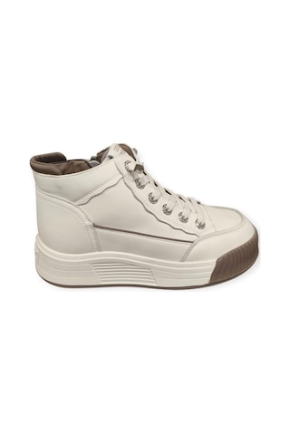 Guja 25k334 Kalın Taban Bilek Boy Kadın Sneakers Bot Kahverengi