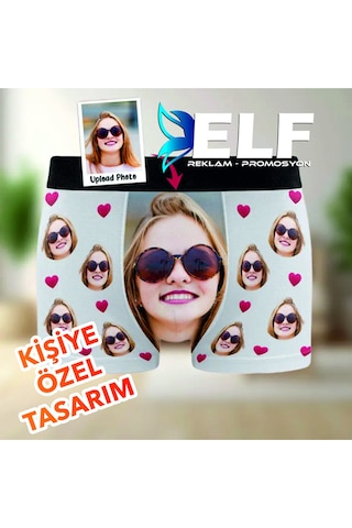 Kişiye Özel Basklı Boxer Resimdeki Renk