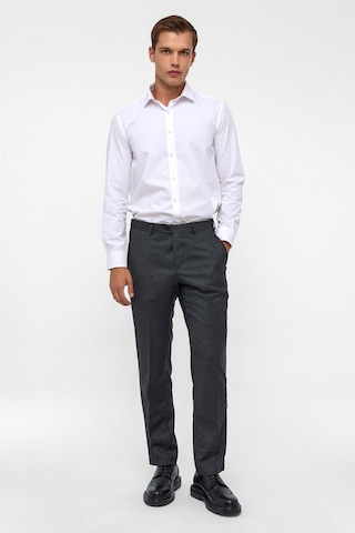 Süvari Siyah Regular Armürlü Pantolon-38627 Siyah