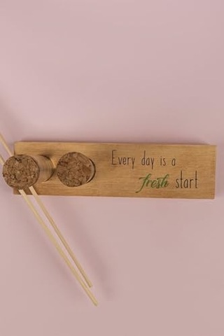 Eğlenceli Motto Tasarımlı Dekoratif Set - Bambu Oda Kokusu Şişesi Diğer