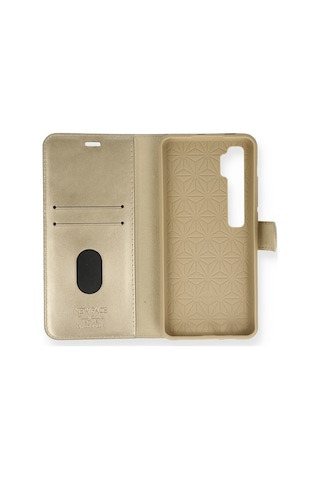 Xiaomi Mi Note 10 Pro Kilif Cüzdanli Standli Miknatisli Kapak 464072749 - Renk / Gold Renk / Gold