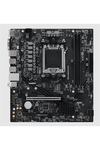 Msı Pro A620am-b Evo Ddr5 6800mt/s 1xhdmı 1xvga 1xm.2 Usb Matx Am5 Amd Am5 9000/8000/7000 Seri İle