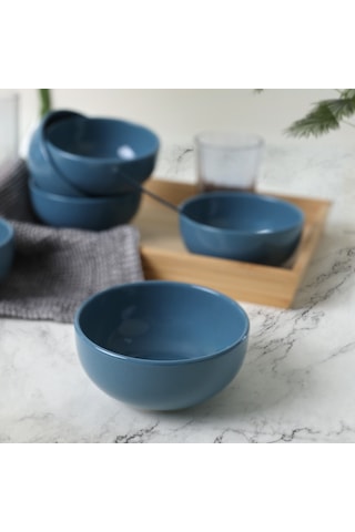 Keramika Mavi Bulut Kase 12 Cm 6 Adet 407
