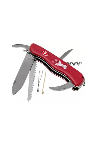 Victorinox Hunter 0 8573 Kırmızı İsviçre Kamp Çakısı 12f Kırmızı
