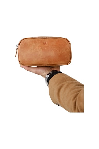 Mft Leather Hakiki Deri Unisex El Çantası Naina 1134 Tiguan Camel