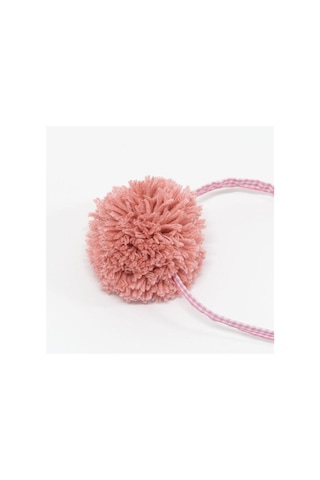 Meri Meri - Pink Pompom Headband - Pembe Ponponlu Taç Çok Renkli