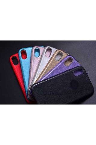 Apple Uyumlu iPhone Xr 6.1 Kılıf Zore Shining Silikon Mavi
