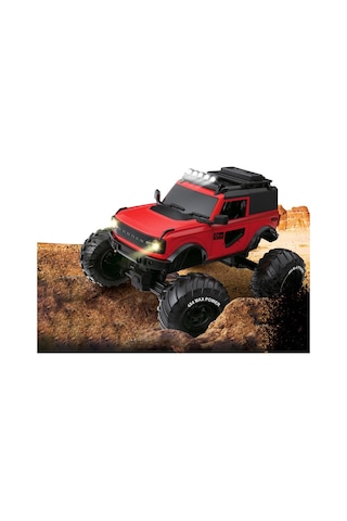 1:8 Ölçek Işıklı Sesli Şarjlı 4x4 Oyuncak Canavar Off-road Aracı Çok Renkli