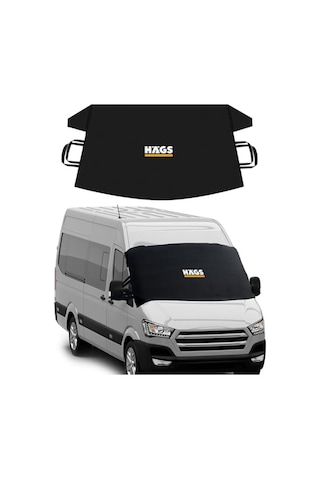 Haegs Buz Ve Kar Önleyici Araç Ön Cam Örtüsü Brandası Ağır Hizmet Tipi 600d Oxford Kumaş Arabalar, Suv Lar, Kamyonetler İçin Oto Ön Cam Koruyucu Güneşlik Don Örtüsü 198x114cm Xxl - Siyah 68264731