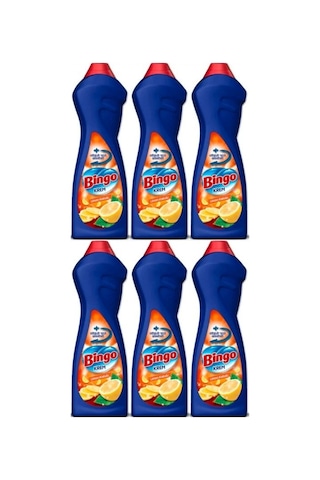 Bingo Krem Yüzey Temizleyici Limon Kokulu 6 x 750 ML