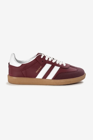 Tonny Black Termo Taban Yanı Şeritli Bağcıklı Unisex Bordo Spor Ayakkabı Tbzer020 Bordo
