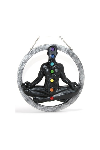 4 Adet 7 Chakra Duvara Asmalı Pano Polyester Malzeme, Meditasyon Ve Dekoratif Duvar Süsü Wall Hanging Chakra Tablosu 1