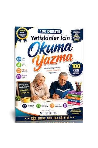 100 Derste Yetişkinler İçin Okuma Yazma