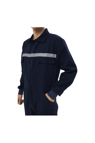 Kant 16/12 Gabardin Kumaş Bütün Kollu Tulum Lacivert Çok Renkli Kant 16/12 Gabardin Kumaş Bütün Kollu Tulum Lacivert Çok Renkli