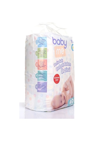 Baby Me Pofuduk Alt Değiştirme Örtüsü 60x60 Cm 40 Adet BAE-70089_NoColor