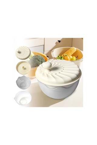 Suntek Salata Kurutucu Marul Süzgeç Kurutucu Sebze Hazırlama