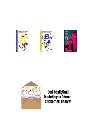 Lorca Bütün Oyunları 3 + Lorca Bütün Oyunları 4 + Kanlı Düğün Yerma + Okuma Sticker'ları