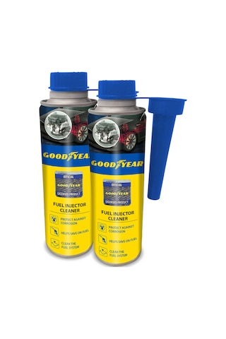 Goodyear Goodyear Benzin Enjektör Temizleyici Yakıt Katkı Seti 300 Ml (2 Adet) Goodyear Goodyear Benzin Enjektör Temizleyici Yakıt Katkı Seti 300 Ml (2 Adet)