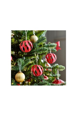 Ikea Vinterfint Kırmızı Noel Süsü 8 Cm