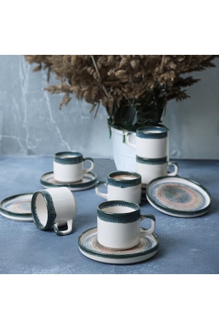 Hydra Stackable Çay Takımı 12 Parça 6 Kişilik 21279 çok renkli