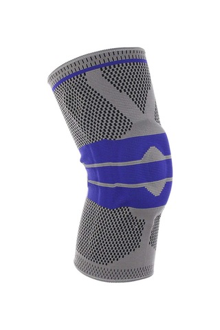 Dirsek Ve Diz Pedleri - Pc Basketbol Desteği Silikon Yastıklı Diz Pedleri Gri, M