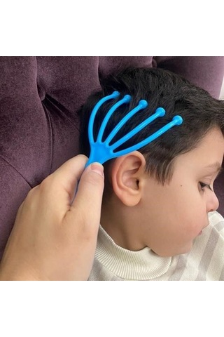 Çok Fonksiyonlu 5 Uçlu Bilyeli Baş Boyun Bacak Kol Masaj Alet Rahatlatıcı Kafa Masaj Aparatı - As14yt0014myu Çok Renkli