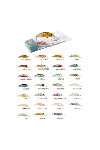 HanFish Zıpır UG 50 mm 5 gr LRF Maket Balık
