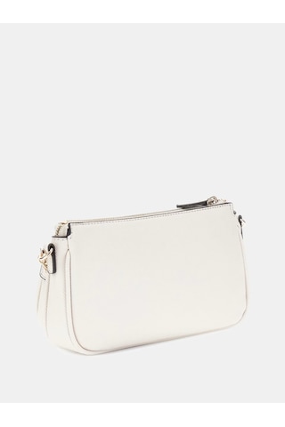 Guess Saffiano Noelle Mini Kadın Çapraz Çanta Hwzg7879710 Krem