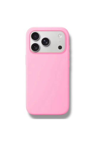 Apple Uyumlu iPhone 17 Pro Kılıf Kamera Çıkıntılı Yumuşak Silikon İçi Kadife Lansman Kapak . Pembe