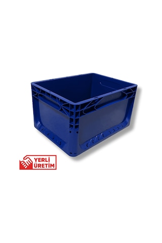 Alpbx 1.kalite Mavi Plastik Kasa 40x30x22 Cm - Kutu 21 Litre