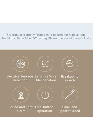 Samdoo Atuman Em-1 Akıllı Taşınabilir Voltaj Test Kalemi, 90v-1000v, Sesli Ve Işıklı Alarm, Kaçak Akım Tespiti