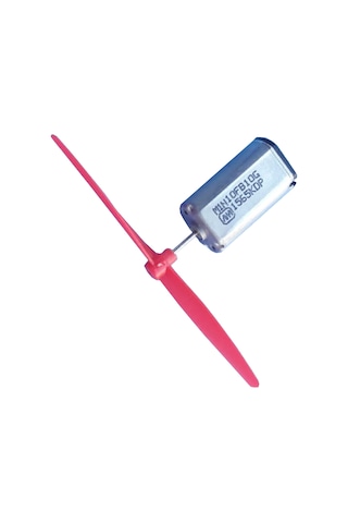 Mikro Motor 2 Adet Tek Kanat Pervane 2 Adet