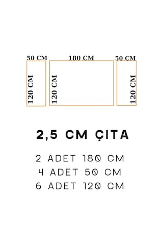 Yemek Masası Tasarımı Boyanabilir Çıta Hazır Kesim Anka148