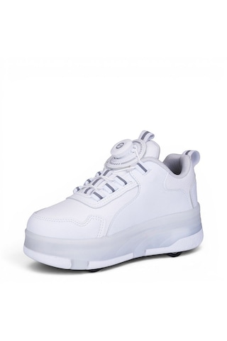 Awm Ndrops Ortopedik Çocuk Işıklı Tekerlekli Sneaker Beyaz