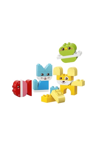 LEGO® DUPLO® İlk 3'ü 1 Arada Yaratıcı Sevimli Hayvanlar 10477 - 1.5 Yaş Üzeri için 8 Seçenek İçeren Oyuncak Yapım Seti (24 Parça)