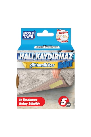 Boss Tape Halı Kaydırmaz Bant En:25mm Boy:5mt