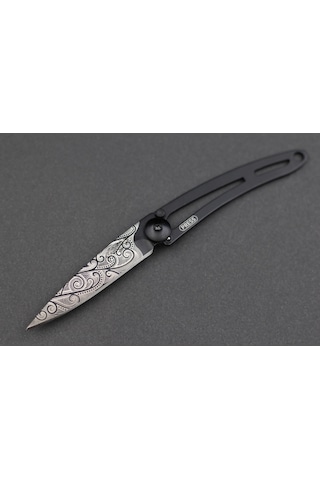 Deejo Kamp 15g, Pocket Knife, Black Naked, Pacific Ocean, Cable Dee103 Gri
