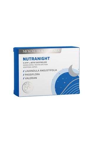 Mfm Nutranight 5-htp Ve Bitki Ekstreleri İçeren 30 Bitkisel Kapsül