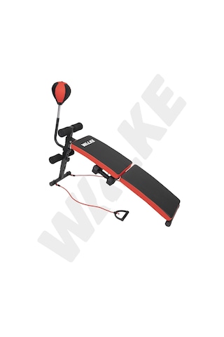 Walke Bench Fitness Ağırlık Sehpası - Katlanabilir Mekik Aleti ve Boks Topu - Tüm Vücut Egzersiz Aleti