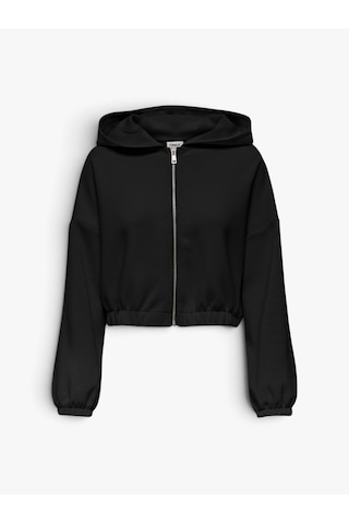 Only Onlscarlett Lıfe Ls Zıp Hood Swt Noos Kadın Siyah Sweatshirt - 15346449
