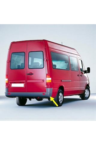 Mercedes Sprinter 95-06 Arka Tampon Sağ Köşe Kaplama A9018800471