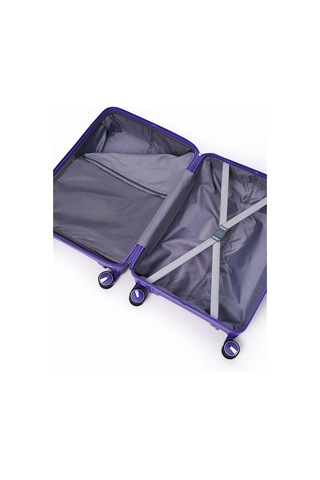 Elatae Exclusive Pro Polipropilen Kabin Boy Kırılmaz Valiz Mor 5239