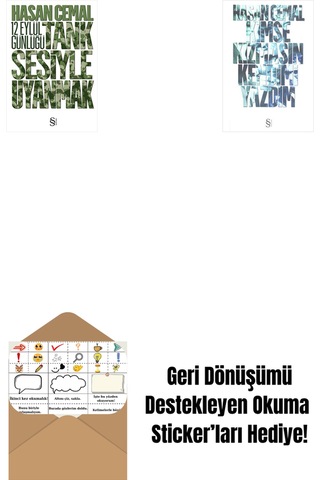Tank Sesiyle Uyanmak + Kimse Kızmasın Kendimi Yazdım + Okuma Sticker'ları