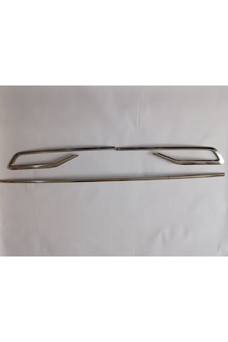 Volkswagen Taigo Krom Reflektör Çerçevesi 3 Parça 2022 Ve Üzeri Paslanmaz Çelik