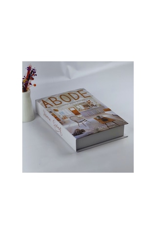 Kitap Görünümlü Dekoratif Kutu, Iskandinav Tarzı Kitap Şeklinde Saklama Kutusu, Ev Dekorasyonu, Modern Ev Dekorasyonu- Abode - Dvdktpkt001
