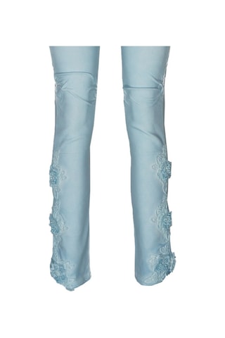 BULALGİY Kadın Açık Mavi Skinny Dantel Pantolon - BGA168728