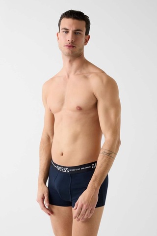 Guess Erkek 3'lü Boxer U6gg46.fmcm Siyah